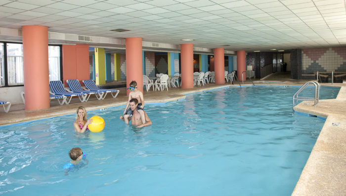 Indoor Myrtle Beach hotel pool